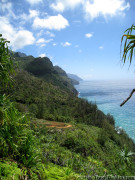 Kauai Hawaii - Na Pali Coast Trail Hike - Na Pali Overlook