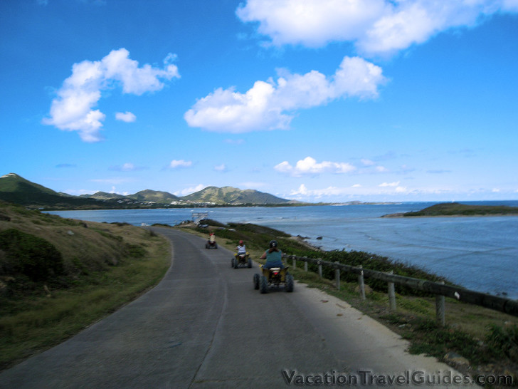 St Martin Carribean - ATV by Ocean